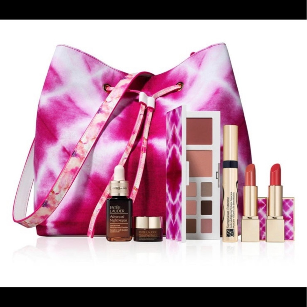 Estée Lauder bag crossbody pink